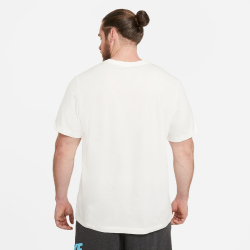 NIKE Sportswear Freizeit T-Shirt Herren 133 - sail/black M