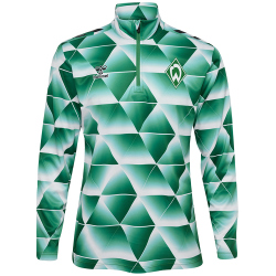 hummel SV Werder Bremen 1/2-Zip Aufwärmshirt 2024/25