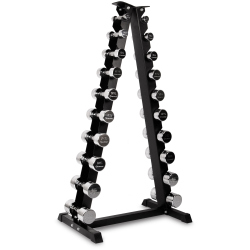 TRENDY SPORT Chrome Hantel Pyramide anthracite/anthrazit