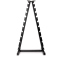 TRENDY SPORT Chrome Hantel Pyramide anthracite/anthrazit