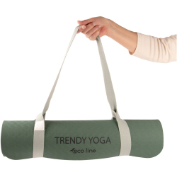 TRENDY SPORT TPE Ecoline Yogamattengurt green