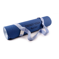 TRENDY SPORT TPE Ecoline Yogamattengurt blue