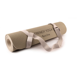 TRENDY SPORT TPE Ecoline Yogamattengurt beige