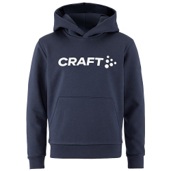 CRAFT Community 2.0 Logo Hoodie Kinder 390000 - navy 122/128