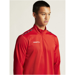 CRAFT Squad Go 1/2-Zip Trainings-Top Herren 430000 - bright red XS