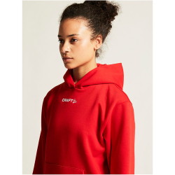 CRAFT Community 2.0 Logo Hoodie Damen 430000 - bright red XS