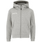 CRAFT Community 2.0 Logo Kapuzenjacke Kinder 950000 - grey melange 122/128