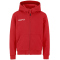 CRAFT Community 2.0 Logo Kapuzenjacke Kinder 430000 - bright red 122/128
