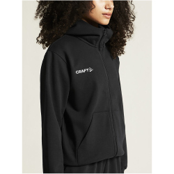 CRAFT Community 2.0 Logo Kapuzenjacke Damen 999000 - black S