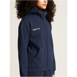 CRAFT Community 2.0 Logo Kapuzenjacke Damen 390000 - navy S
