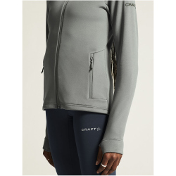 CRAFT ADV Explore Power Fleecejacke mit Kapuze Damen 647000 - leaf XS