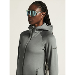 CRAFT ADV Explore Power Fleecejacke mit Kapuze Damen 647000 - leaf XS
