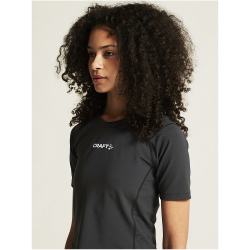 CRAFT Rush 2.0 Cropped Trainingsshirt Damen 999000 - black XS
