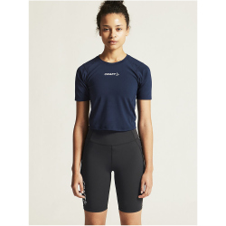 CRAFT Rush 2.0 Cropped Trainingsshirt Damen 390000 - navy XS