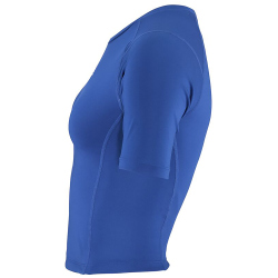 CRAFT Rush 2.0 Cropped Trainingsshirt Damen 346000 - club cobolt/white XS