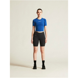 CRAFT Rush 2.0 Cropped Trainingsshirt Damen 346000 - club cobolt/white XS