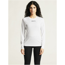 CRAFT Rush 2.0 langarm Trainingsshirt Damen 900000 - white XS