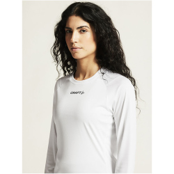 CRAFT Rush 2.0 langarm Trainingsshirt Damen 900000 - white XS