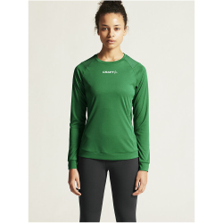 CRAFT Rush 2.0 langarm Trainingsshirt Damen 651000 - team green XS