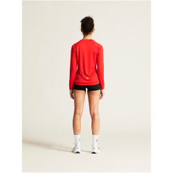 CRAFT Rush 2.0 langarm Trainingsshirt Damen 430000 - bright red XS