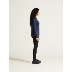 CRAFT Rush 2.0 langarm Trainingsshirt Damen 390000 - navy XS