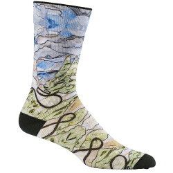 CRAFT ADV Endur Graphic Fahrradsocken 396332 - blaze/free...