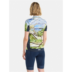 CRAFT ADV Endur Graphic Fahrradtrikot Damen 396332 - blaze/free S