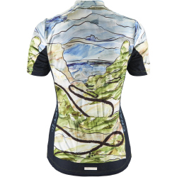 CRAFT ADV Endur Graphic Fahrradtrikot Damen 396332 - blaze/free S