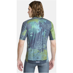 CRAFT ADV Endur Graphic Fahrradtrikot Herren 376626 - real/thyme L