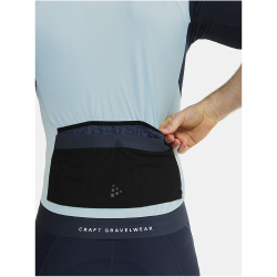 CRAFT Pro Gravel Fahrradtrikot Herren 308396 - mind/blaze L