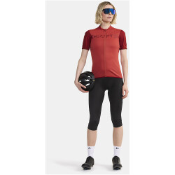 CRAFT Core Endur Logo Fahrradtrikot Damen 421488 - astro/rhubarb S