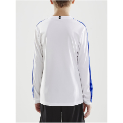 CRAFT Progress Contrast langarm Trikot Kinder 900346 - white/club cobolt 122/128