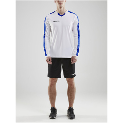 CRAFT Progress Contrast langarm Trikot Herren 900346 - white/club cobolt XS