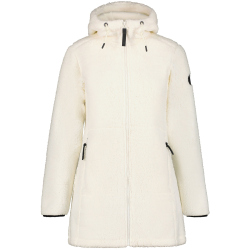 ICEPEAK Agra S6 Teddy-Kapuzenmantel Damen 010 - natural white M