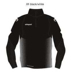 uhlsport Score 1/4-Zip Top Sweatshirt schwarz/weiss XXL