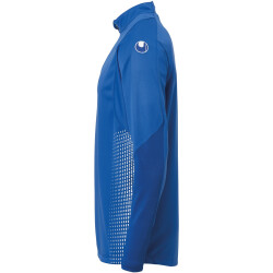 uhlsport Score 1/4-Zip Top Sweatshirt azurblau/weiss XL