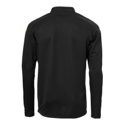 uhlsport Score 1/4-Zip Top Sweatshirt schwarz/fluo gr&uuml;n 3XL