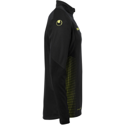 uhlsport Score 1/4-Zip Top Sweatshirt schwarz/fluo gelb L