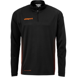 uhlsport Score 1/4-Zip Top Sweatshirt schwarz/fluo orange L