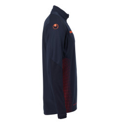 uhlsport Score 1/4-Zip Top Sweatshirt marine/fluo rot S