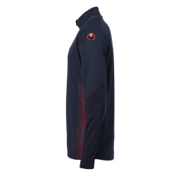 uhlsport Score 1/4-Zip Top Sweatshirt marine/fluo rot S