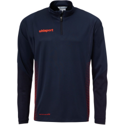 uhlsport Score 1/4-Zip Top Sweatshirt marine/fluo rot 3XL