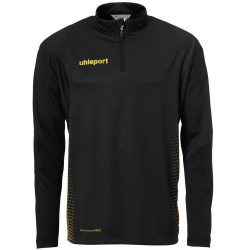 uhlsport Score 1/4-Zip Top Sweatshirt schwarz/fluo gelb 164