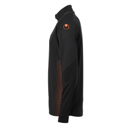 uhlsport Score 1/4-Zip Top Sweatshirt schwarz/fluo orange...