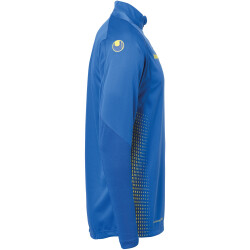 uhlsport Score 1/4-Zip Top Sweatshirt azurblau/limonengelb 164