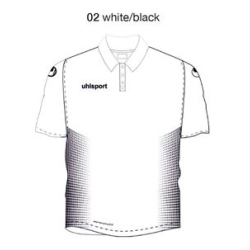 uhlsport Score Poloshirt weiss/schwarz XXL