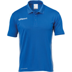 uhlsport Score Poloshirt azurblau/weiss L