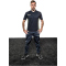 uhlsport Score Poloshirt azurblau/weiss L