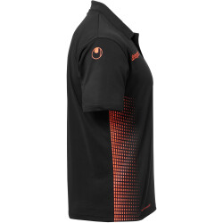 uhlsport Score Poloshirt schwarz/fluo orange S