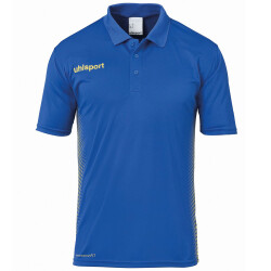 uhlsport Score Poloshirt azurblau/limonengelb S